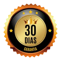 Garantia de 30 dias ou devolvemos o seu dinheiro de volta